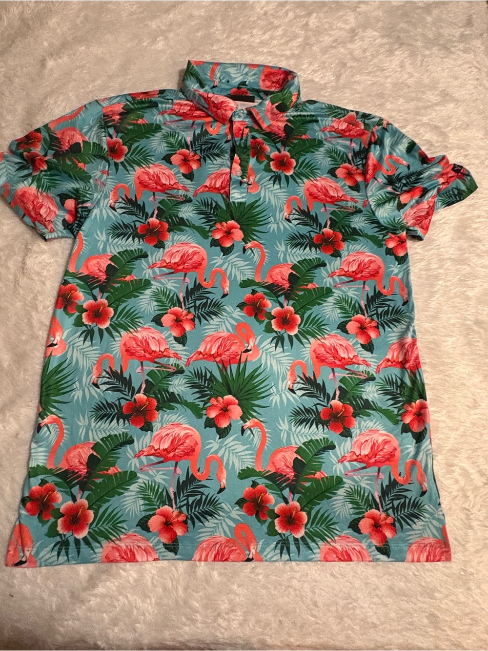 YATTA GOLF Standout Performance M Golf Polo Shirts Men's PAU Hana
Flamingos